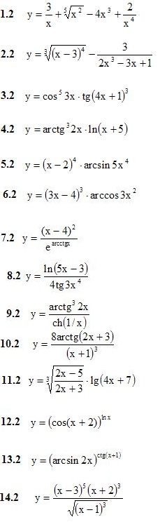 Вариант 2 ИДЗ 6.1 14 заданий 