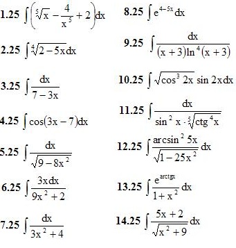 Вариант №25 ИДЗ 8.1 14 заданий