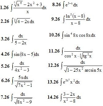 Вариант №26 ИДЗ 8.1 14 заданий