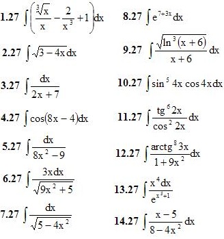 Вариант №27 ИДЗ 8.1 14 заданий