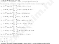 Найти матрицу обратную данной и проверка решение пример 8