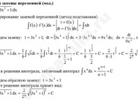 Неопределенный интеграл заменой решение пример 38