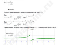 Исследование на непрерывность функции решение пример 2