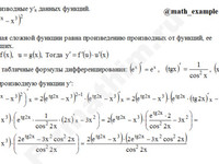 Найти производную функции решение пример 80