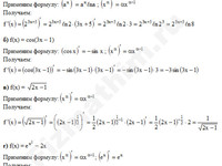 Найти производную функции решение пример 22