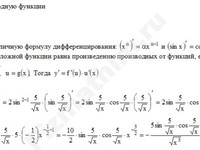 Найти производную функции решение пример 51