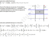 Вычислите двойной интеграл решение пример 1