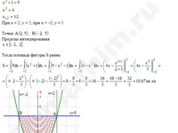 Площадь фигуры ограниченной линиями решение пример 26
