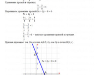 Уравнение прямой АЗ – 3.3 Задание 1–б