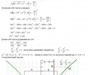 Уравнение эллипса, параболы, гиперболы СРС АЗ – 4.1 - Задание 4