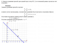 Уравнение прямой СРС АЗ – 3.3 - Задание 1
